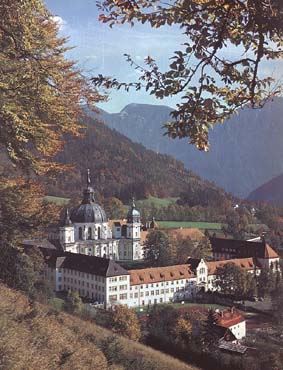 The benedictine monastery Ettal